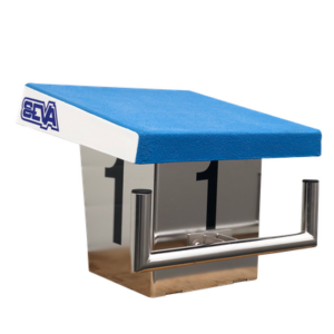 PLOT DE DEPART SEVA INOX AVEC DESSUS DE PLOT EN POLYESTER ARME