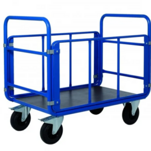 CHARIOT DE TRANSPORT 4 COTES TUBULAIRES