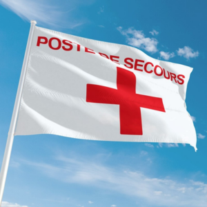 DRAPEAU POSTE DE SECOURS