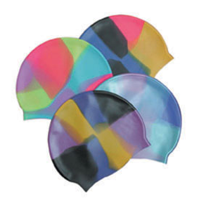 BONNET DE BAIN SILICONE MULTICOULEUR