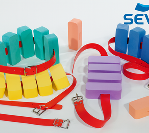 CEINTURE NATATION SANGLE PVC 4 BLOCS