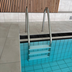 ECHELLE DE PISCINE   INOX 3 MARCHES POLYÉTHYLÈNE