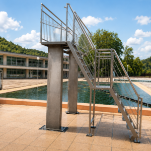 Escalier inox